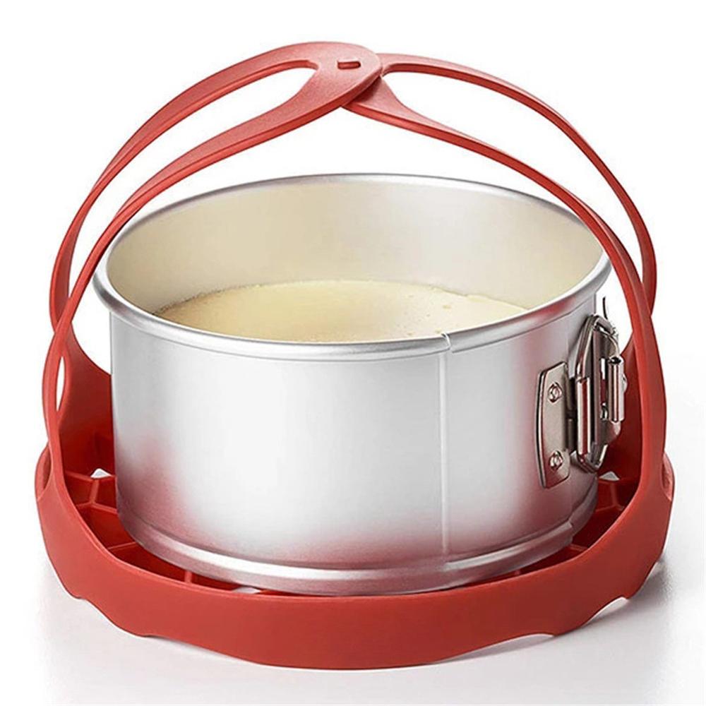 Pressure Cooker Sling Silicone Steamer Lifter Accessories Cookers Kitchen Drain Pad Crock Pot Heat Insulated Mat Egg Rack