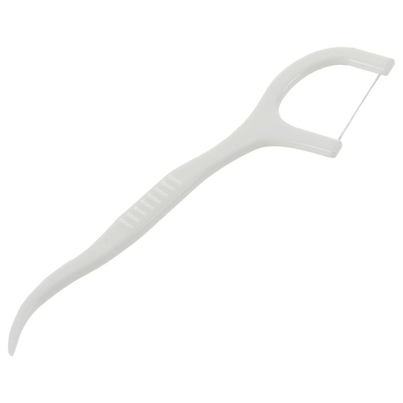 50 pièces cure-dents en plastique fil blanc