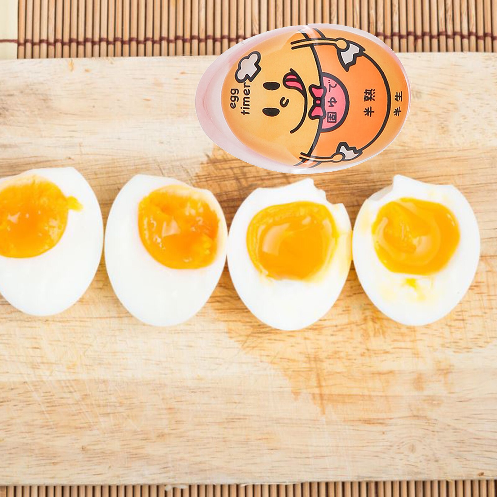 Japanese-style Soft-boiled Eggs Tool Beep Eggs Spring Egg Boiled Egg Timer