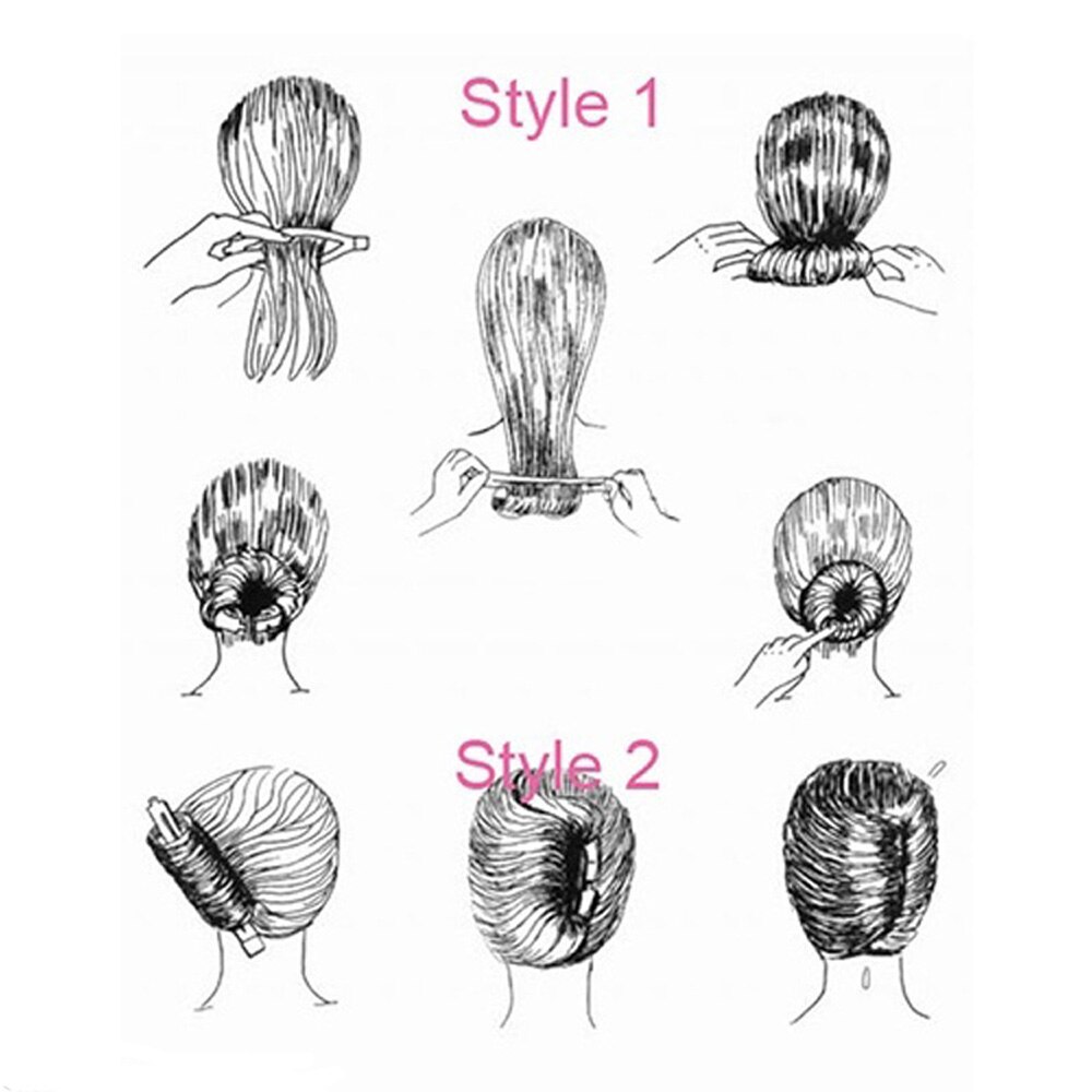 Pince à cheveux pour chignon, 2 pièces/ensemble, bricolage, coiffure, formel, français, Twist Maker, support, bâtons, accessoires
