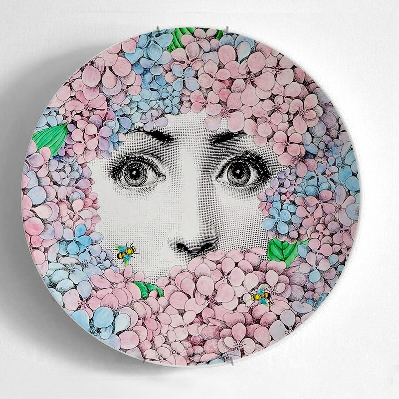 8 tommer italien milano porcelæn tallerken boligindretning kunstværk væg tallerken bordservice håndværk til køkkentøj elsker