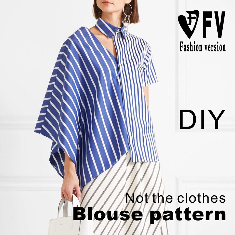 Stijl Big-Naam Shirt Patroon Gevoel Blouse 1:1 Kledingstuk Kartonnen Naaien Tekening BCY-94