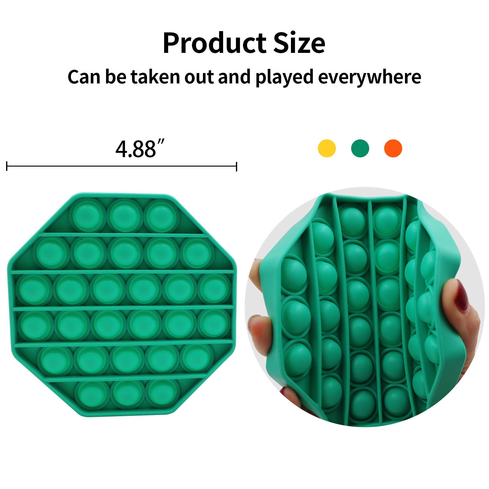 Pop It Push Doll Bubble Sensory Fidget Toys Autism Special Needs Stress Reliever Squeeze Sensory Toy Relieve Stress Help Recover