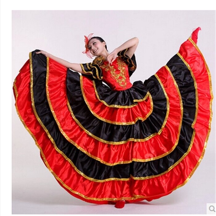 Women Flamenco Dance Dress Adult Paso Doble Dance Dress Flamenco Costume Girl Flamenco Dresses