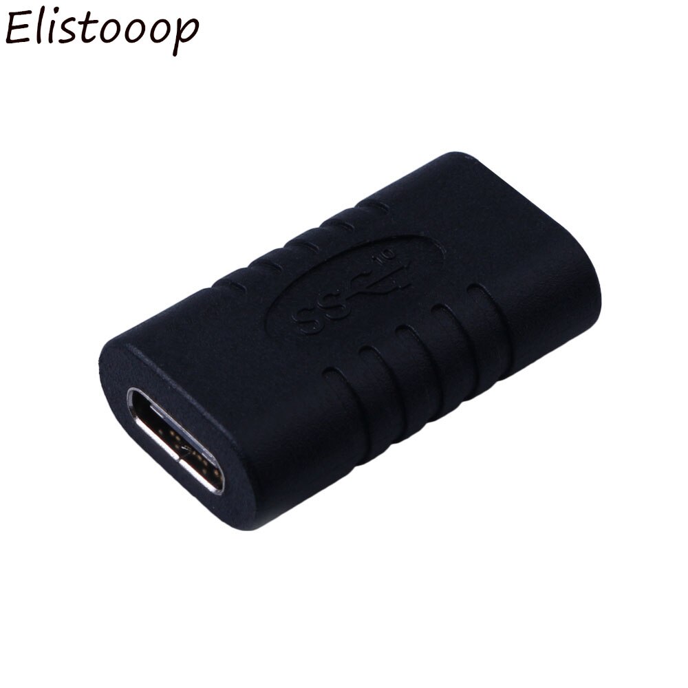 Usb 3.1 type c forlengelse usb-c-kontakt kvinnelig til kvinnelig kjønnsveksleradapter til samsung huawei xiaomi