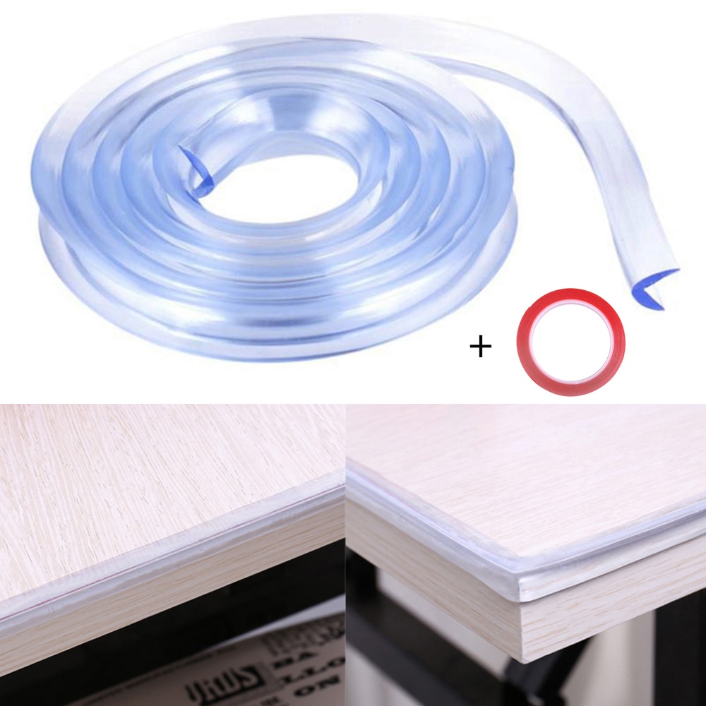 1m/2m Baby Safety Table Desk Transparent Edge Guard Strip Corner Protector Kids Collision Proof Cushion Foam Bumper