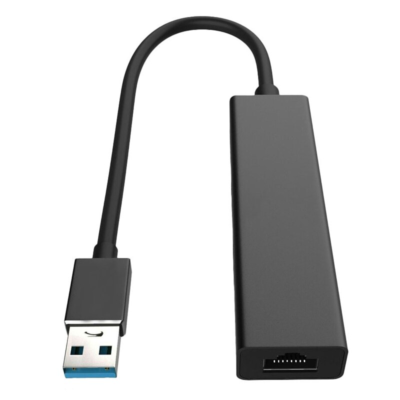 Usb 3.0 gigabit ethernet lan  rj45 1000 mbps netwerkadapter 3 -poorts hub voor mac-pc