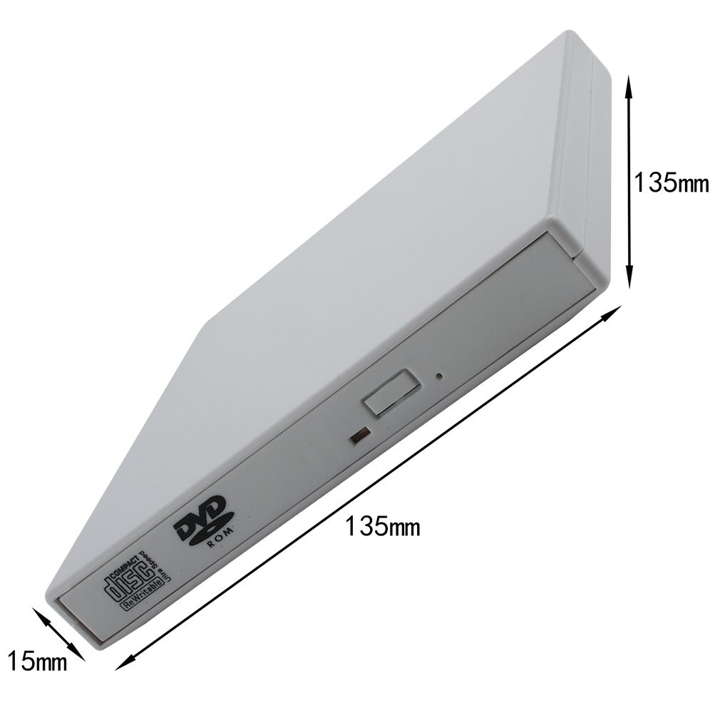 Lecteur optique externe usb universel, lecteur cd, graveur cd blu-ray pour pc portable, windows 7 8 graveur dvd pour ordinateur