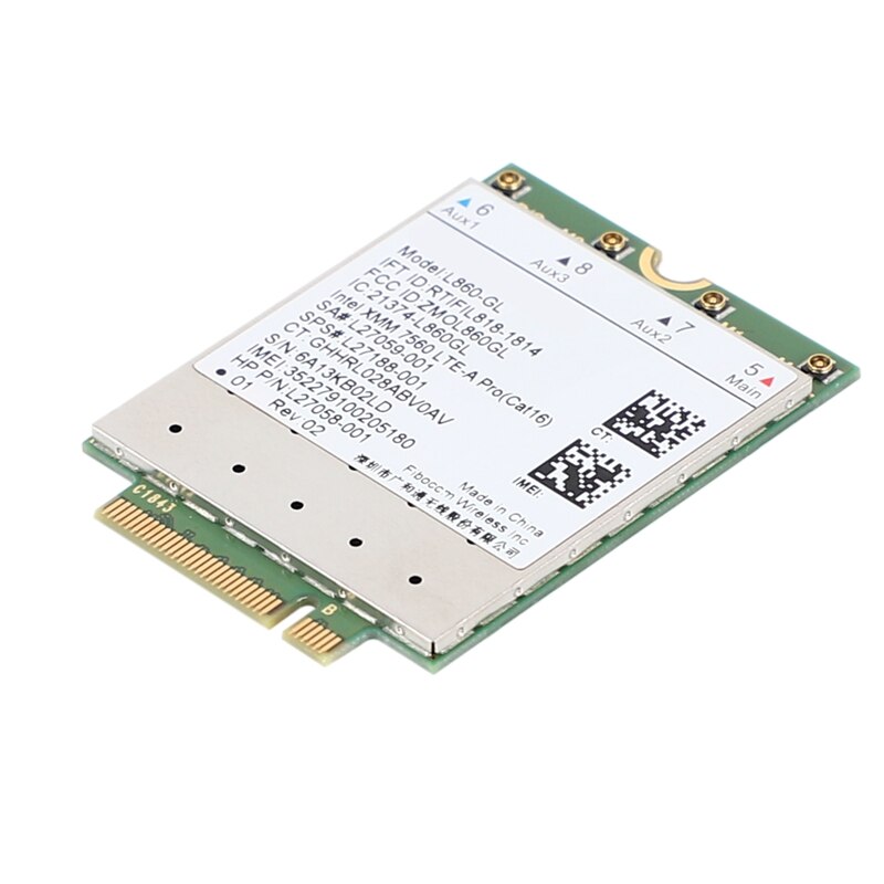 L860-GL FDD-LTE TDD-LTE gatto16 4G Modulo 4G Carta SPS 4G Carta per il computer Portatile HP