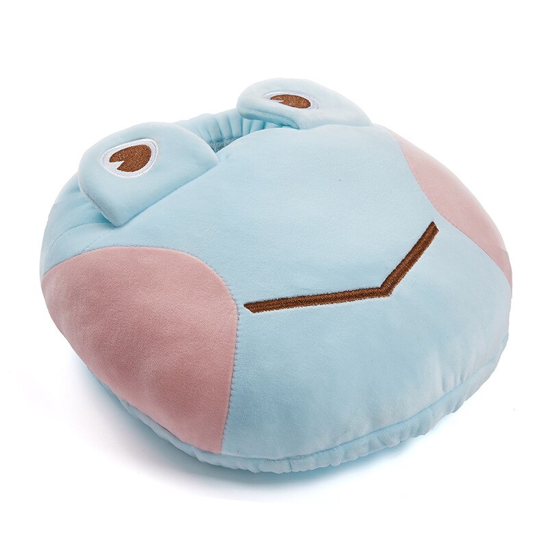 Usb Voet Warmer Koorts Winter Foot Warmer Artefact Thuis Pure Kleur Imitatie Konijnenbont Wasbare Elektrische Verwarming Schoenen: 7