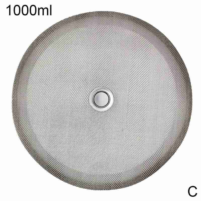 Prensa Francesa de acero reutilizable para café, filtro de prensa, anillo de filtro, malla desmontable de Metal, suministros de cocina: 1000ml