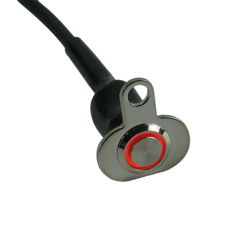 Interrupteur étanche pour guidon de moto, 3 couleurs d'éclairage, ON-OFF, réglable, bouton de commutation, phare dc 12v