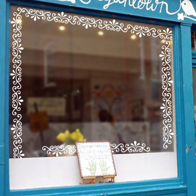 Removable Vine Border Wall Art Stickers Vinyl Window Glass Decal Home Decor Glass Stickers