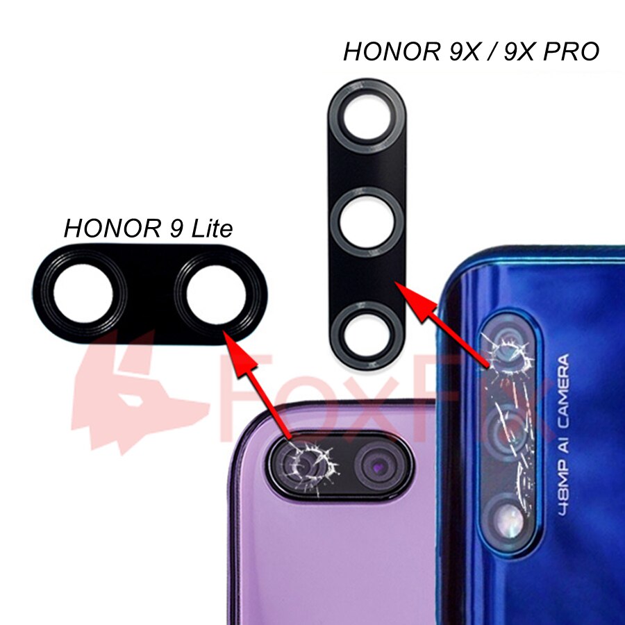 Tylny obiektyw aparatu dla Huawei Honor 8X 8A 8S 8C 9 10 10X Lite V9 9X 9C 9S 10i V10 grać 20 Pro 20i 20S 30 Pro 30i 30S 50