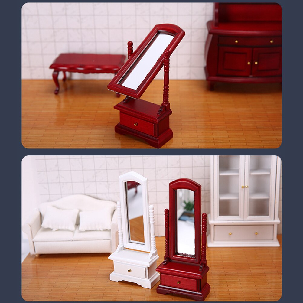 Volledige Lengte Spiegel Model Miniatuur Mini Huis Dressing Spiegel Mini Spiegel