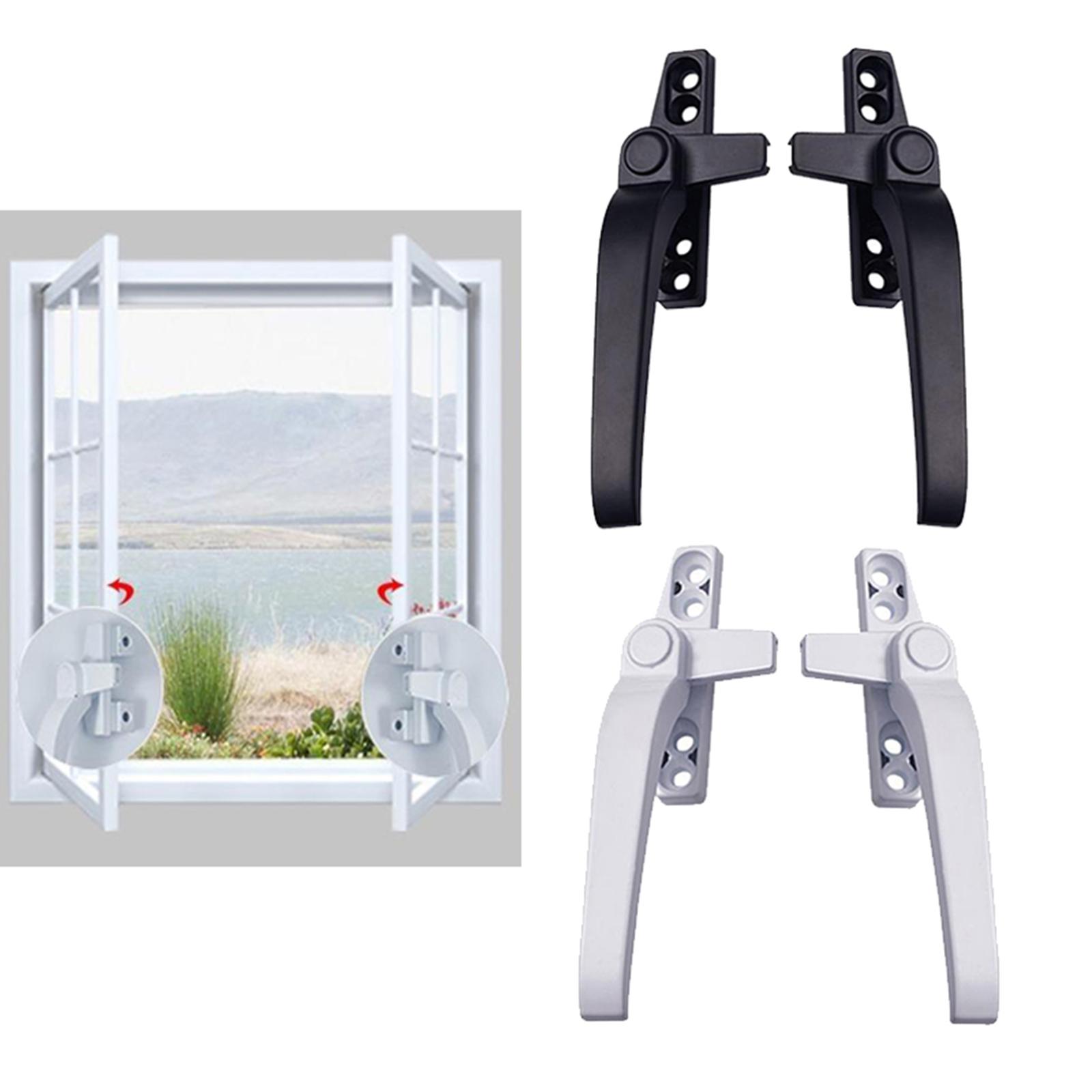 Vindueshåndtag venstre/håndsmonteret zinklegering vinduesbeslag dørhåndtag