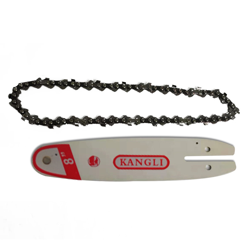 4/6/8/10 Zoll Kette führen Elektrische Kettensäge Kette und Führungsschiene für Mini Astsäge Elektrische sah Kettensäge Zubehör: 8 Zoll einstellen