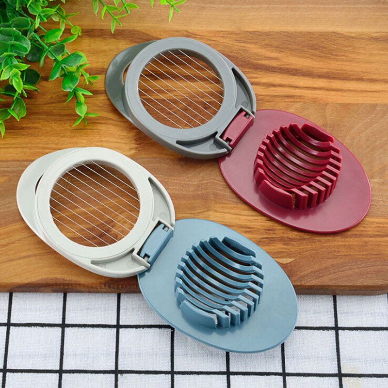 Multifunction Egg Slicers Section Cutter Divider Plastic Egg Splitter Cut Egg Device Kitchen Egg Tools