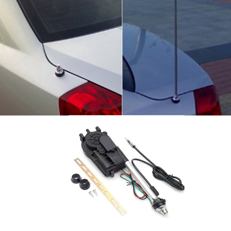 Universal bil auto suv am fm radio elektrisk strøm automatisk antenne antenne kit 12v udvendige køretøj antenner pro auto udskiftning