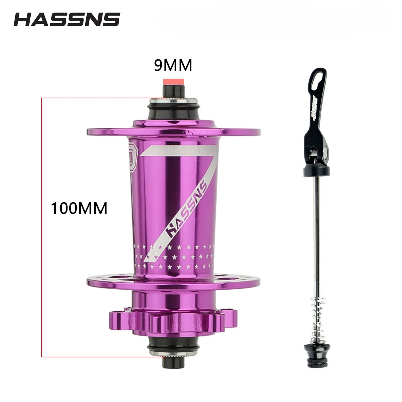 HASSNS PRO7 Bicycle Hub 7/8/9/10/11/12 Speed 6 Pawl Disc Brake Hubs 32 Holes Mountain MTB Bike For SHIMANO HG: black