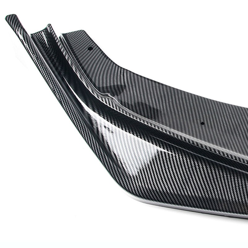 A Set Car Front Bumper Lip Body Kit Diffuser Deflector Spoiler Splitter Lip Guard For Honda For Fit