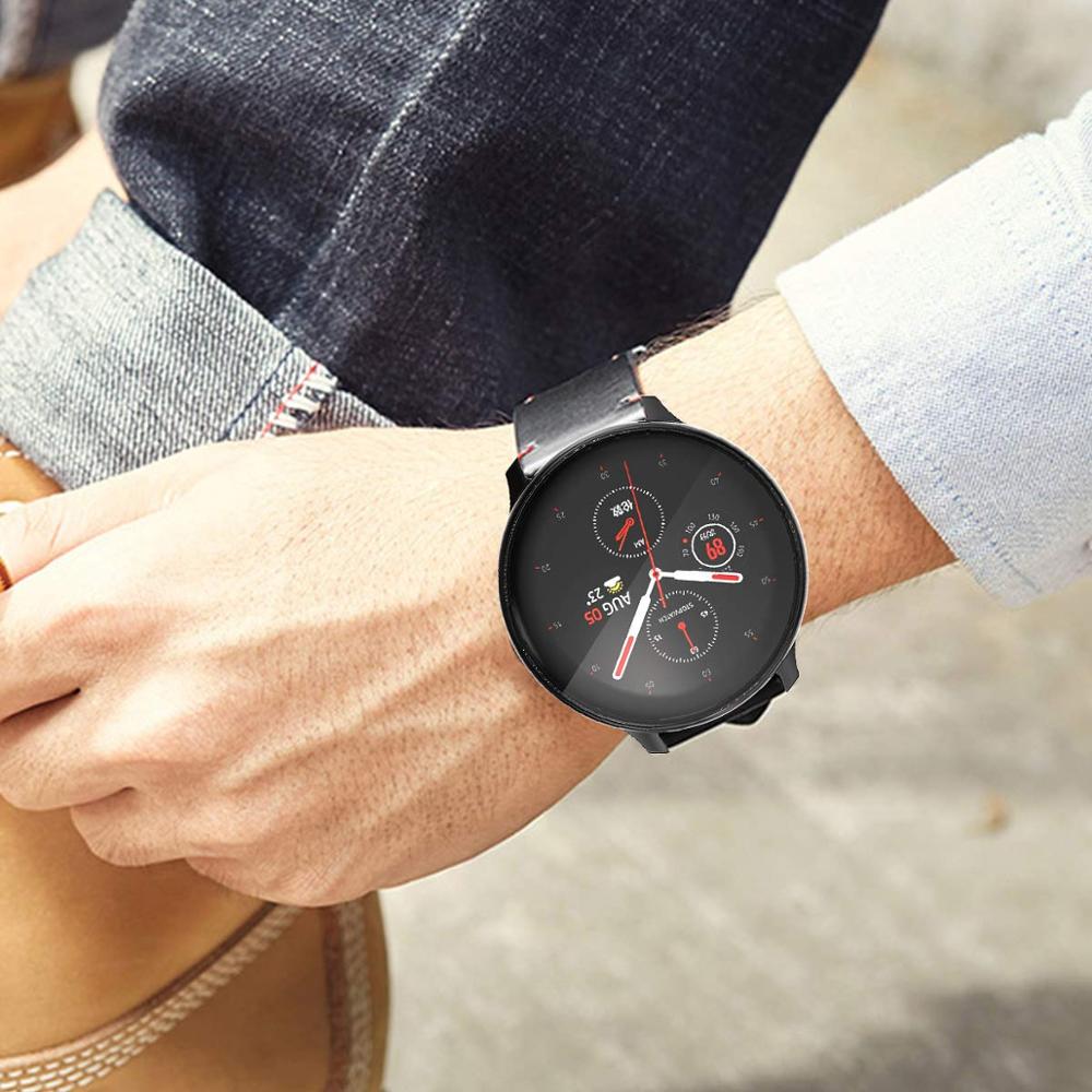 Case Voor Samsung Horloge Actieve 2 44Mm 40Mm Bumper Tpu Siliconen Screen Protection Cover + Film Samsung Actieve 2 Active2 44Mm 40Mm