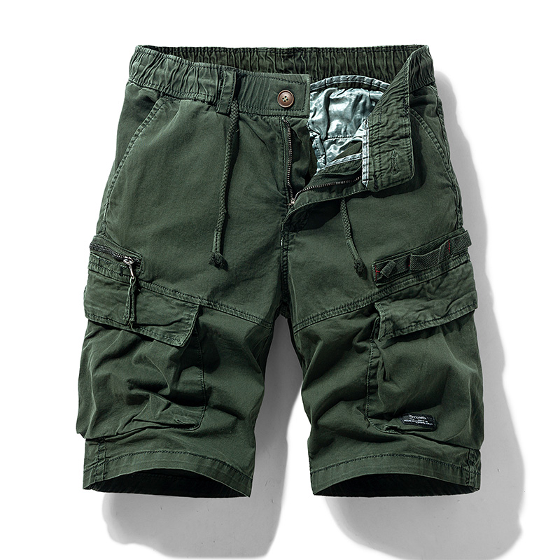 Nuevos pantalones cortos de camuflaje Cargo de algodón de verano para hombre, ropa informal para hombre, Bermudas para correr en la playa, pantalones cortos para hombre, triangulación de envíos