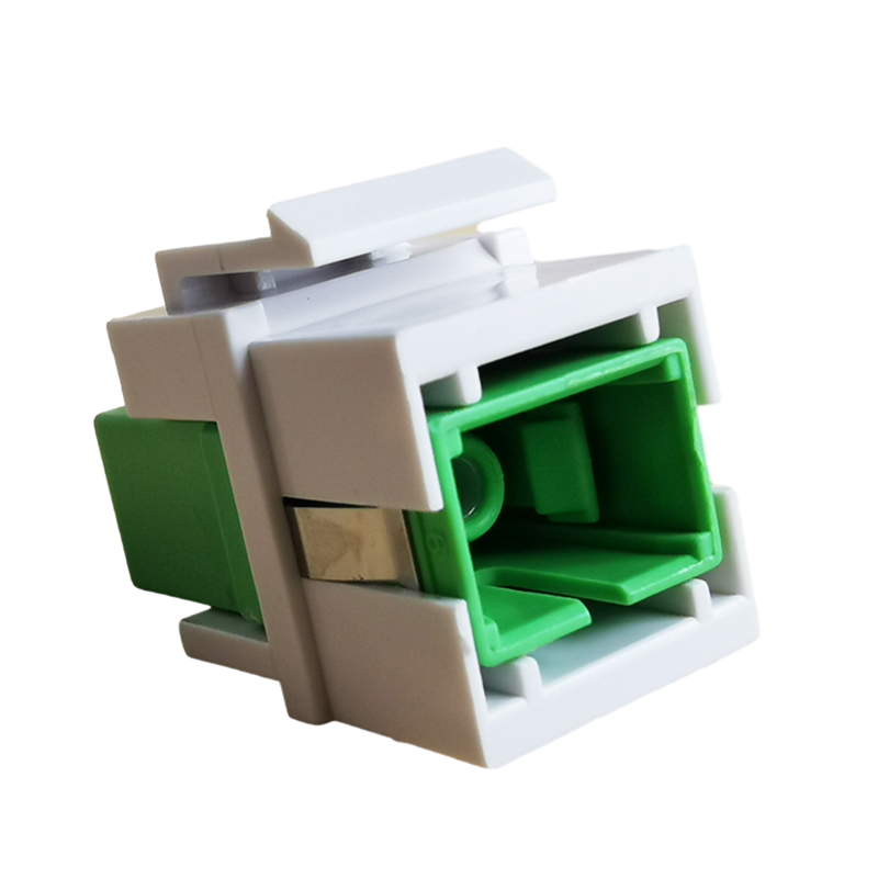 SC-SC APC Fiber Optic Connector Insert Keystone SC UPC Optical Single-Mode Adapter Coupler Jack Slot For Network Plug
