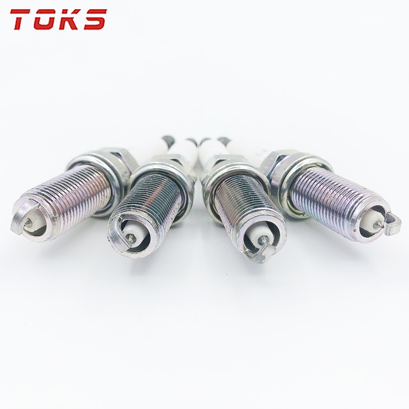Bujía de iridio MN158596 LZFR6-AI 3656, para Mitsubishi, Eclipse, Galant, Lancer, Outlander, LZFR6AI-3656 de 2,4 L, 4 Uds.