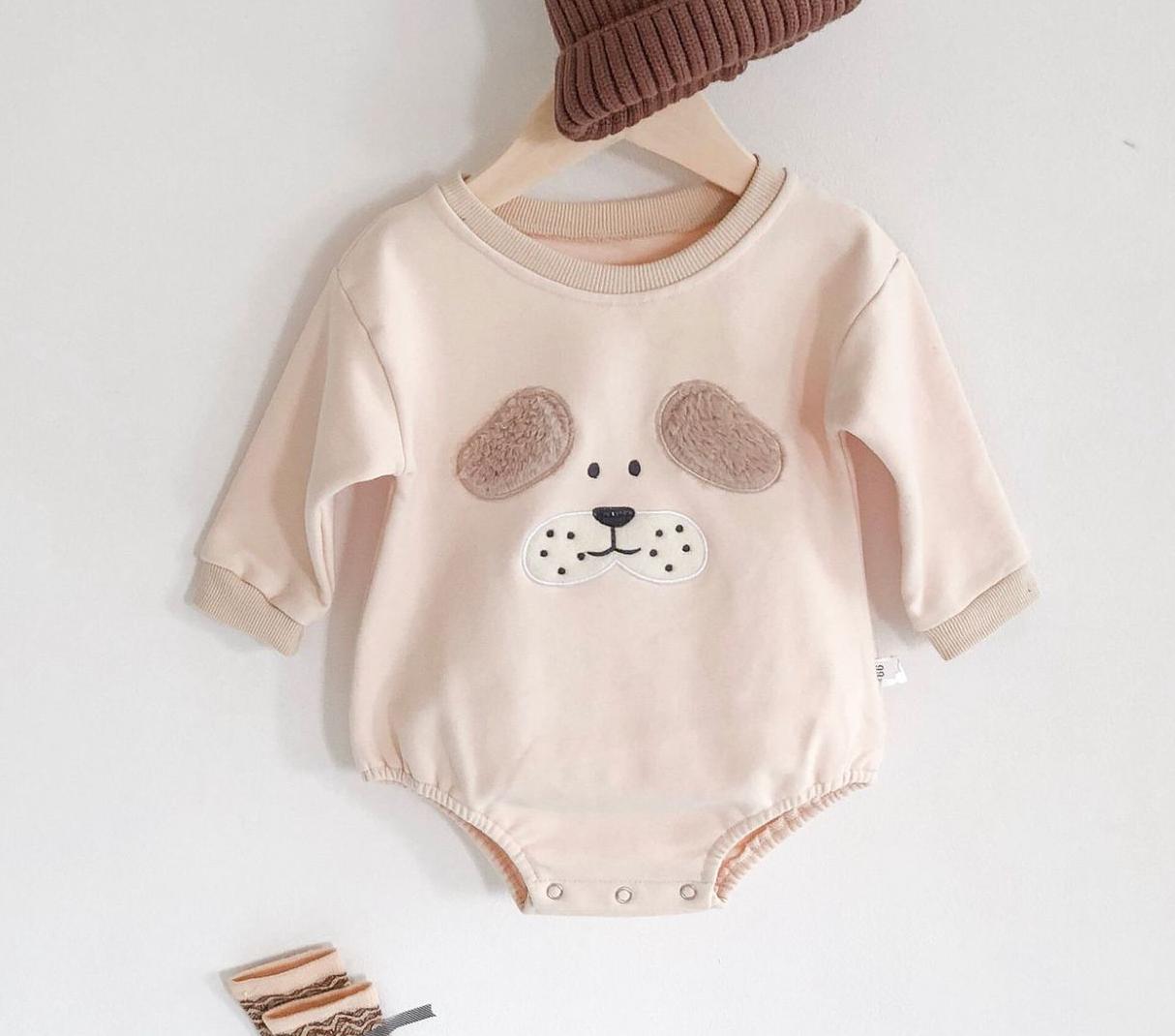 -né infantile body mignon dessin animé imprimer coton à manches longues garçons filles combinaison automne bébé vêtements: 92022yellow / 24M