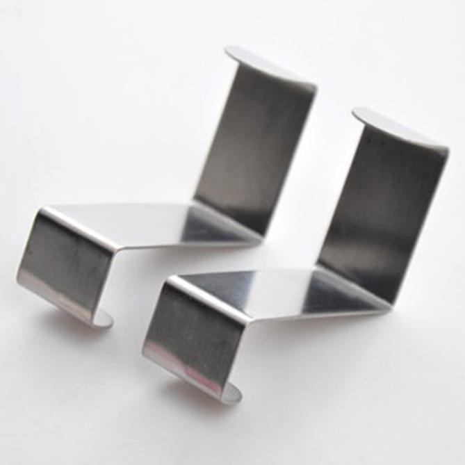 2Pcs/Set Multipurpose Stainless Steel Hooks Kitchen Cabinet Clothes Home Storage Hanger Bathroom Towel door Hooks to hang#50