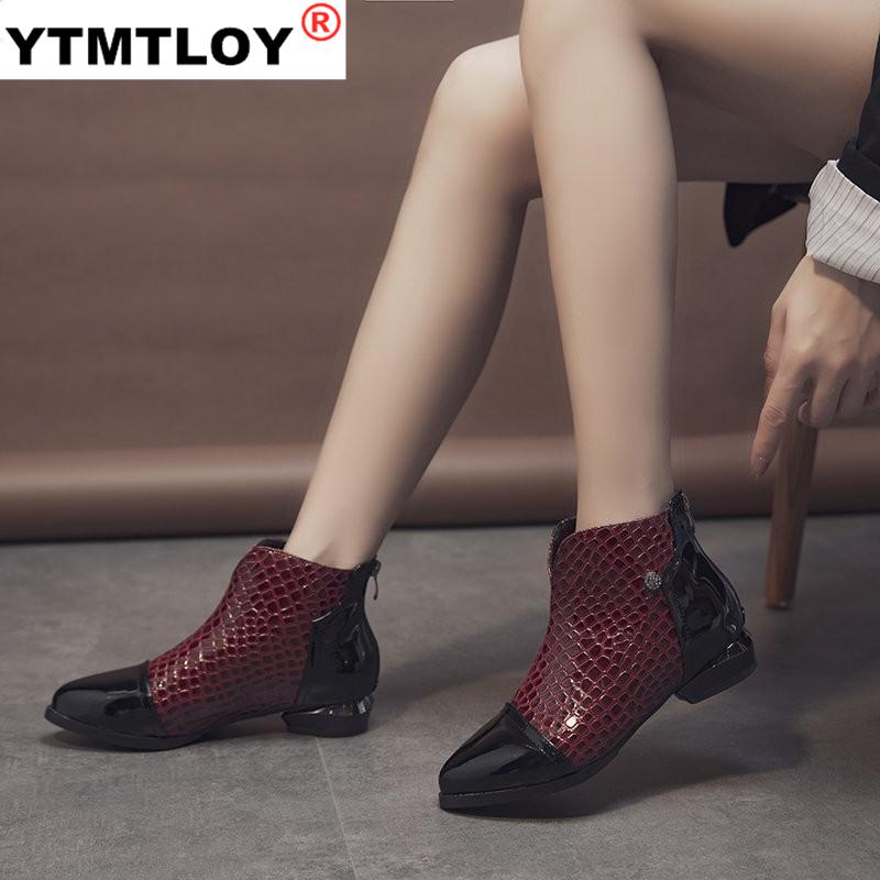 Lady Boots Pointe Shoes Ankle Booties Women Luxury Boots-women Ladies Pointy Rubber Med Low