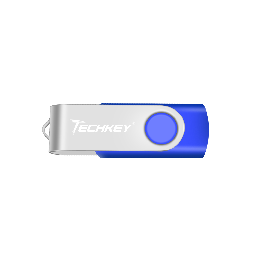 Techkey newest usb flash drive 4gb 8gb pendrive 16gb 32gb флешка Storage usb stick for phone Memory stick: 32GB / bule