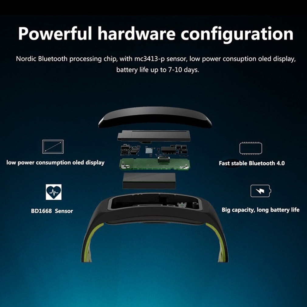 F4 Smart Watch Blood Oxygen Pressure Heart Rate Monitor IP68 Waterproof Fitness Tracker Pedometer Altimeter