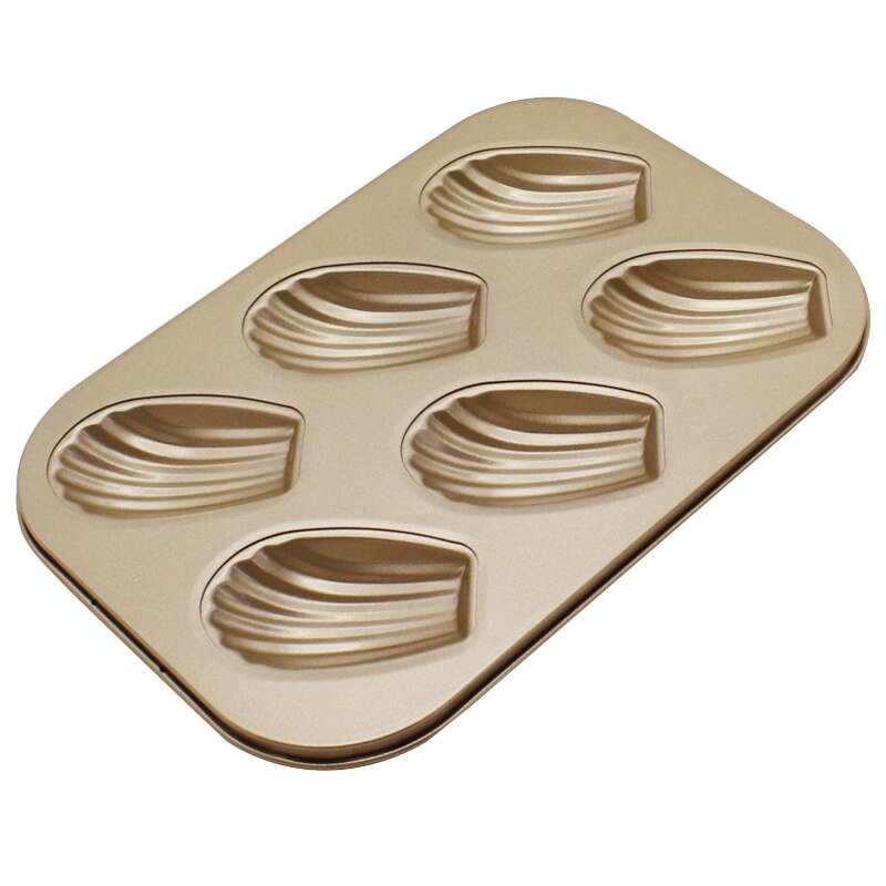 6 koppar madeleine kakform nonstick bakformar skalformade madeleine formar bakformar kök bakgods kakform