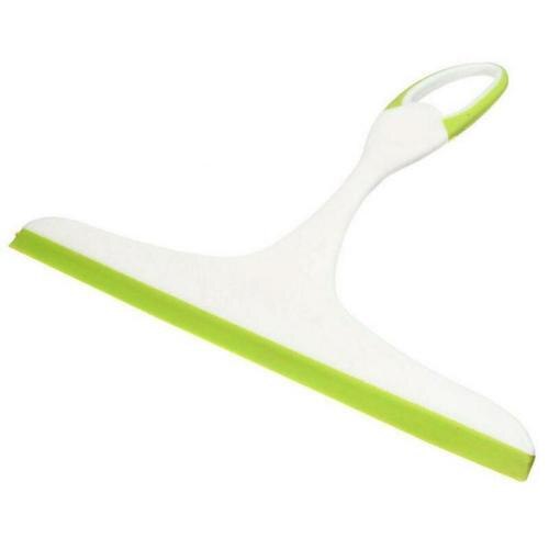1pcs Window Glass Wiper Soap Cleaner Squeegee Shower Bathroom Mirror Brush Home Washing Cleaning Tools for Bathroom: Green