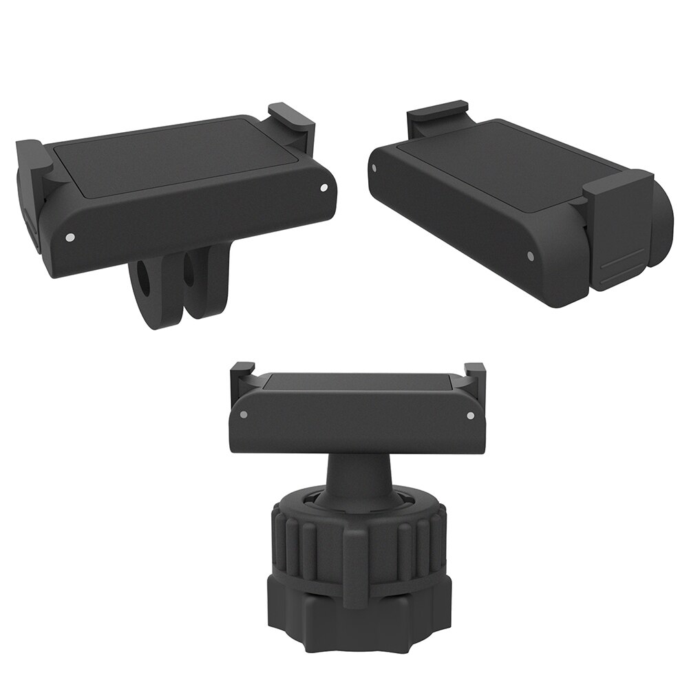 Magnetische adapterhalterung für dji action 2 kamera, 1/4 in- schrauben-stativhalterung, sportkamera, silikon-sicherheitsstopfen, kamerazubehör