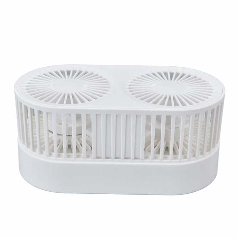 Desktop Fan Angle Adjustable Double Fan Dual Motor for Office for Living Room for Bedroom
