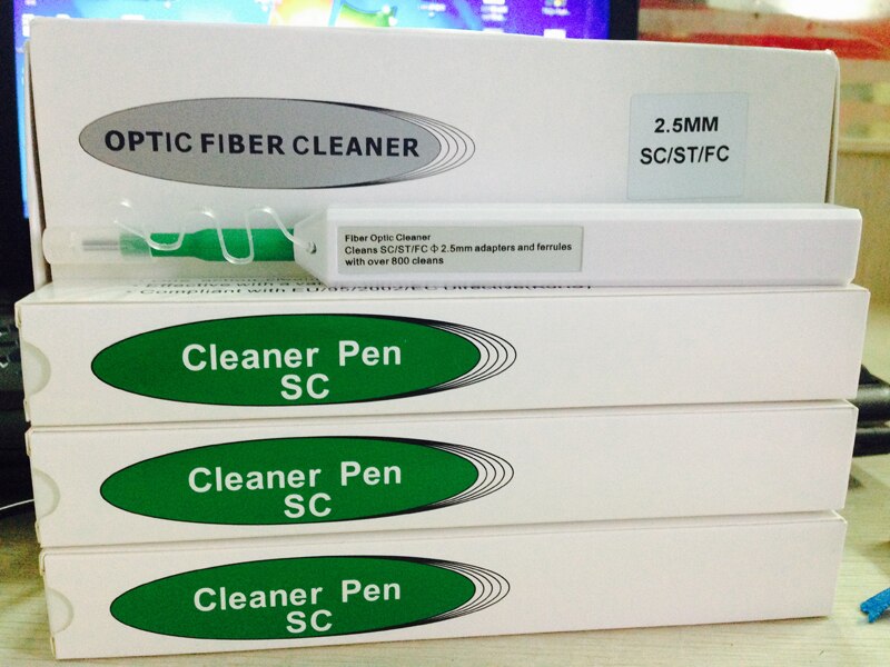 Sc One-Click Cleaner Fiber Optic Cleaner Connector Cleaning Tool 2.5Mm Universele Connector Fiber Optic Cleaning Pen