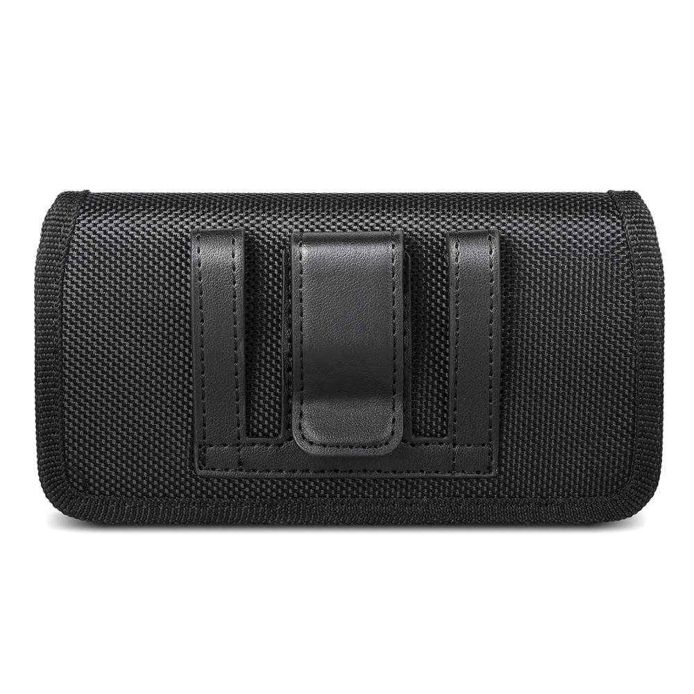 Phone Pouch Case Waist Bag Magnetic Holster Belt Clip Cover Case 4.7/5.5” Universal for iPhone XS X, 6/6s Plus, 7 Plus, 8 Plus