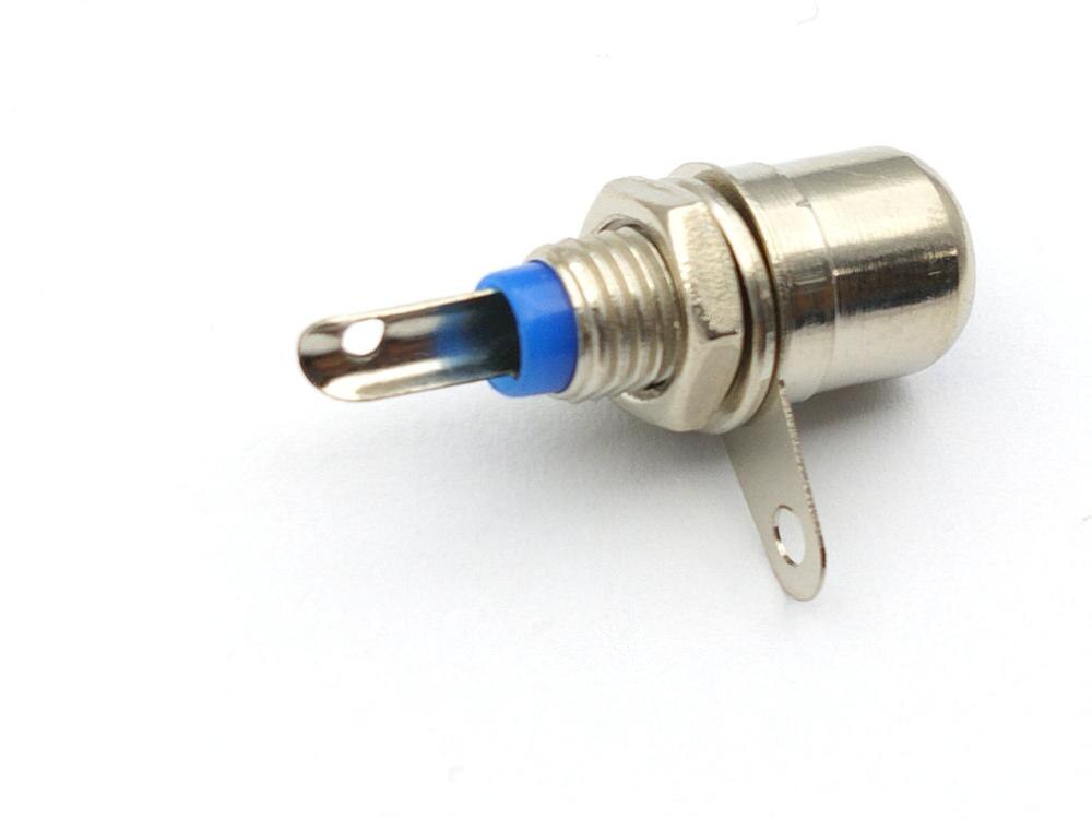 Connecteur RCA femelle, montage sur châssis, 6 pièces: Bleu
