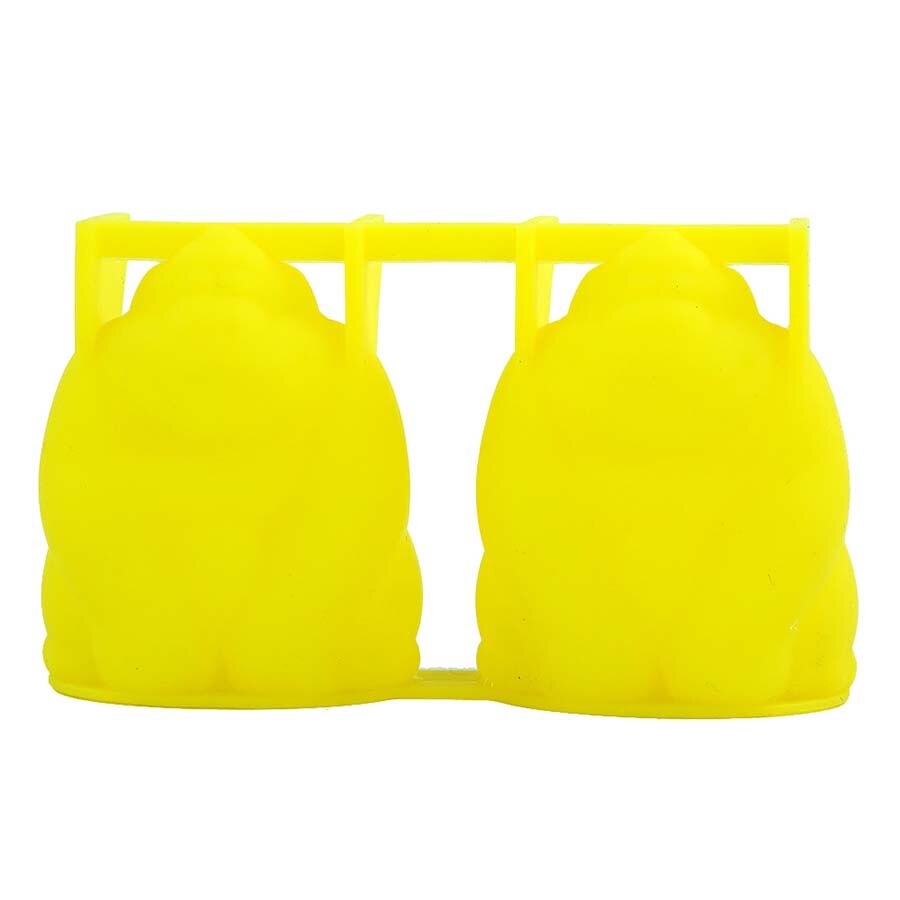 1 set Gorilla Shape Ice Cubes Home Kitchen Ice Cube Tray Summer Ice Tray Drinks Molds Ice Cube Mold Storage Containers: yellow
