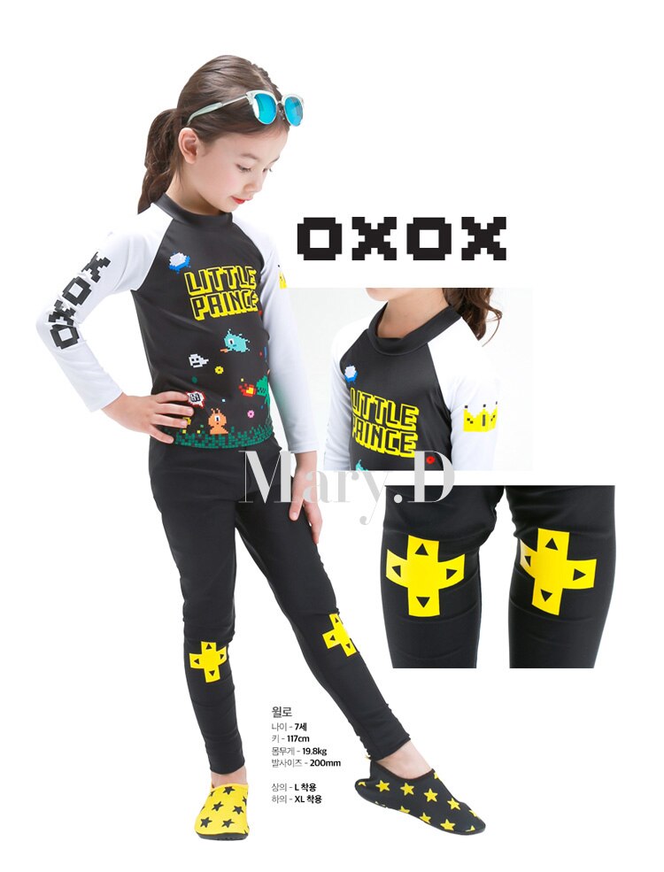 Bañadores abiertos para niña, trajes de baño pequeños y medianos de manga larga para niño, protector solar y secado rápido para buceo, trajes de surf