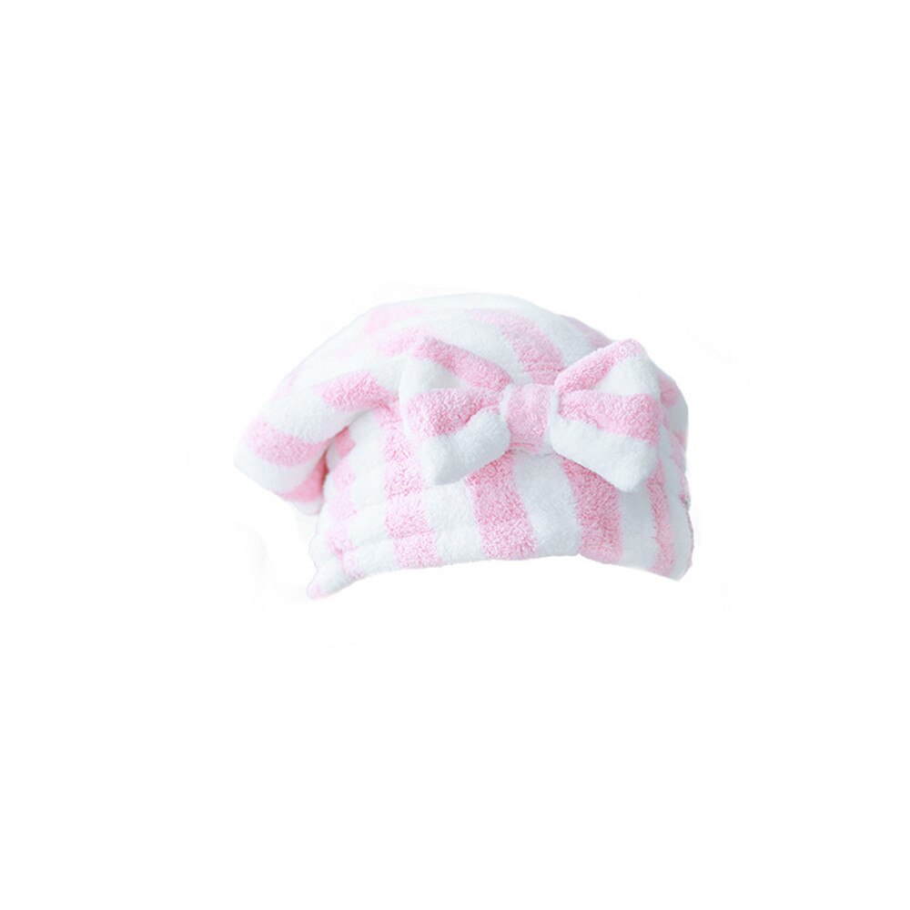 Gorro de microfibra de secado rápido, para el pelo turbante, toalla envolvente con lazo para Spa, gorro de ducha grueso, accesorios para el baño