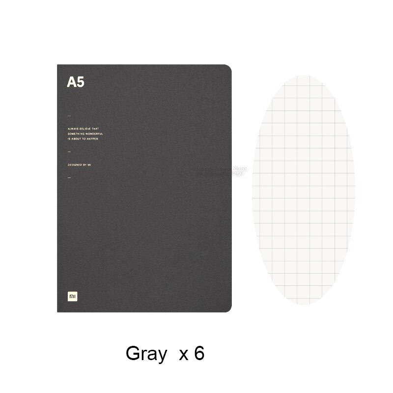 Originale Xiaomi Notebook Diario Notepad Settimanale Mensile Planner Note Book Linea Griglia di Punti di Carta All'interno Della Cancelleria del Regalo Ufficiale: Type 7