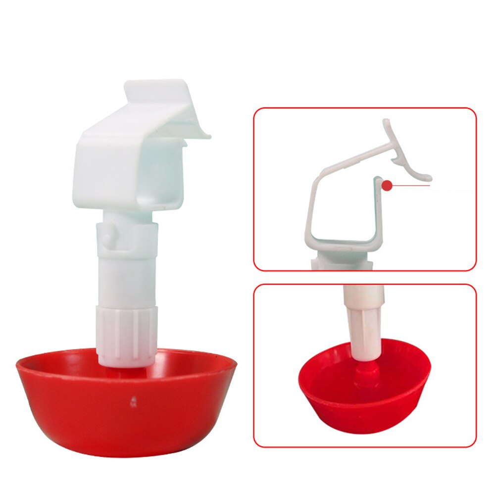 Type vierkante buis speciale automatische drinkbak voor kippen 5 stuks kippendrinker