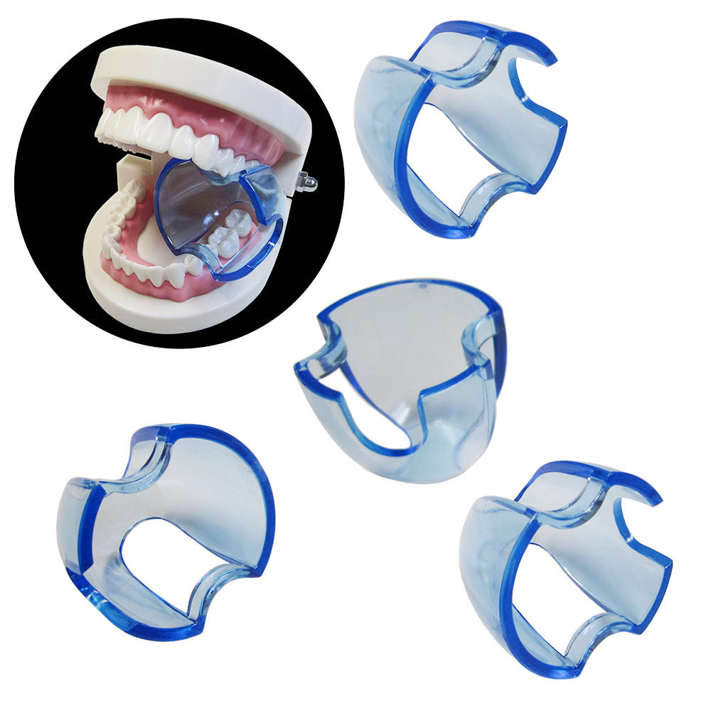 20 dele/parti tand autoklaverbar læberetrækker kindekspander mundåbner til bageste tænder blå