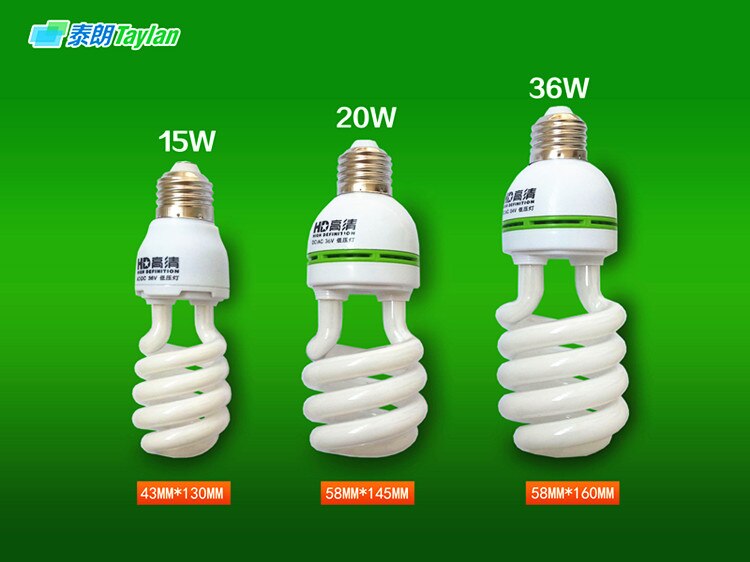 E27 24V ca 40W 15W tube en spirale lampe à économie d'énergie fluorescente machine tour bateau bateau industriel basse tension ampoule