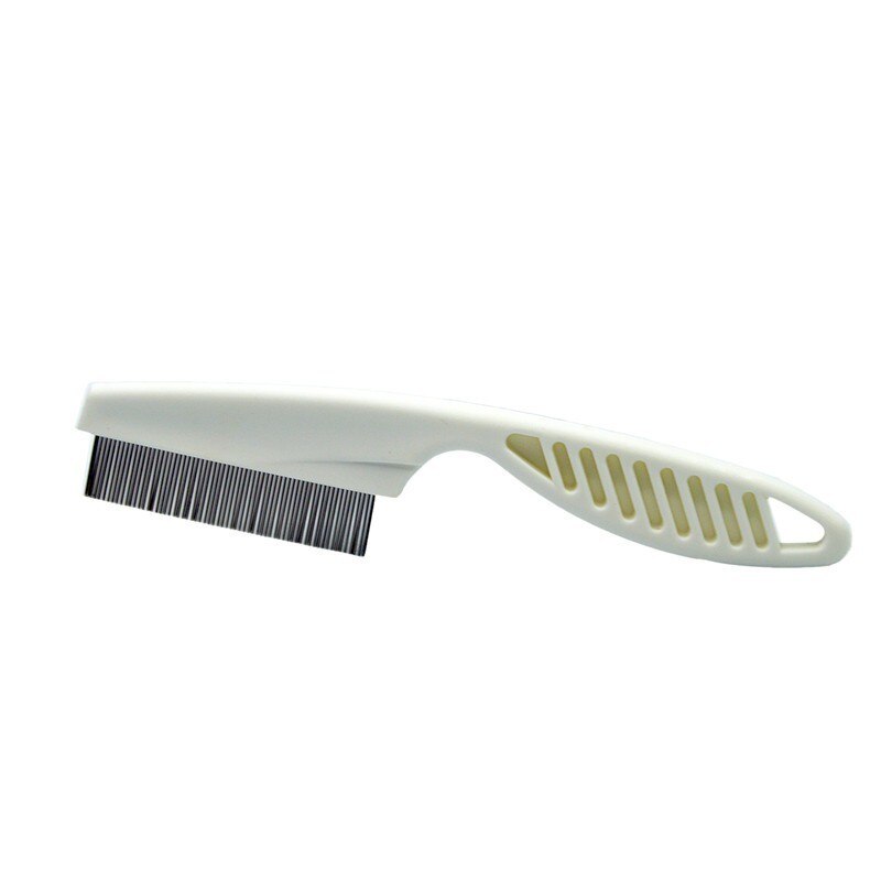 1pc High Comfort Head Lice Comb Metal Nit Head Hair Lice Comb Fine Toothed Flea Flee With Handle For Kids Pet Tool