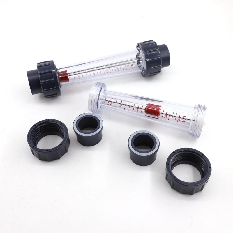 1Pc LZS-40 Water Flow Rate Test Tools Plastic Tube Type Rotameter Flow Rate Gauge Liquid Flowmeter Waterflow Measuring Tools